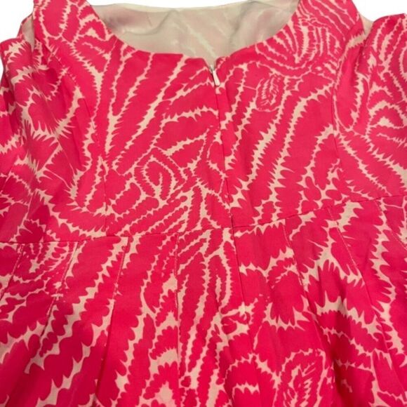 Lilly Pulitzer Silk Hot Pink Zebra Striped Dress Size 0 - Picture 5 of 12